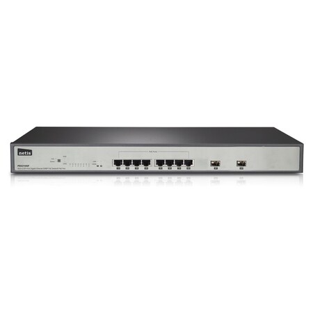 Netis 8GE+2 SFP-Port Gigabit Ethernet SNMP PoE Switch PE6310GF